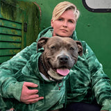 Velvet Human Hoodie - Emerald Green