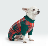 Green Red Plaid PJ||size:S