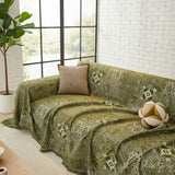 Pet Couch Cover - Rustic Bohemian Green