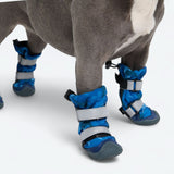 Dog Rainboots, Waterproof Dog Shoes - Blue Camo
