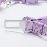 Freihand-4-in-1-Multifunktionsleine & Kotbeutelhalter-Set – Flieder