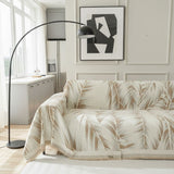 Sofabezug – Blätter Beige