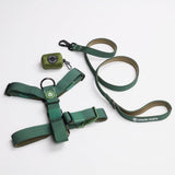 Komfort-Kontrolle No-Pull Hundegeschirr set - Grün