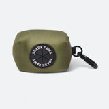 Leash and Poop Bag Holder Set - Green Orange