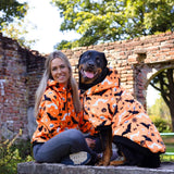 Halloween Hundehoodie - Orange