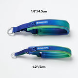 Cushioned Martingale Collar - Lime Wave