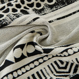 Sofabezug – Moderner Mosaik Schwarz