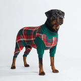 Green Red Plaid PJ||size:5XL