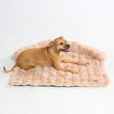 Beruhigendes Flauschiges Sofa-Schonbezug Hundebett - Beige