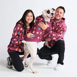 Weihnachts-Hoodie – Zuckerstangen-Bäume