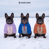 Lilac Cream Plush Fleece Dog Sweater||size:S,M,L,XL,2XL,3XL,4XL