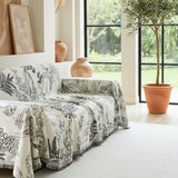 Lily Valley Black Couch Cover