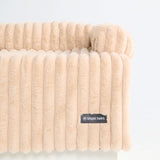Luxury Couch Cover Dog Bed - Beige