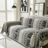 Mosaic Black Couch Cover