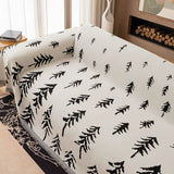 Pine Trees White Couch Cover
