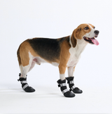Hunde-Regenstiefel, Wasserdichte Hundeschuhe - Schwarz