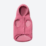 Teddy-Sherpa-Jacke - Dunkelpink