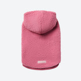Teddy-Sherpa-Jacke - Dunkelpink