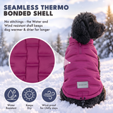 Magenta Thermosonic Winter Jacket||size:S,M,L,XL,2XL,3XL,4XL