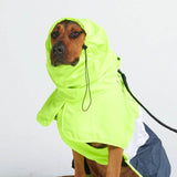 Breatheshield™ Dog Raincoat - Lime White Navy