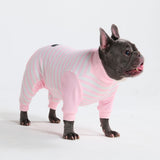 Hunde Pyjama - Rosa Streifen