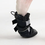 Hunde-Regenstiefel, Wasserdichte Hundeschuhe - Schwarz