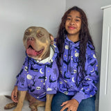 Halloween Hundehoodie - Lila