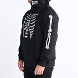 Halloween Human Hoodie - Reflective Skeleton