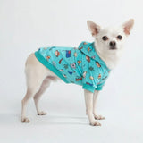 Australia Hoodie Teal||size:S,M