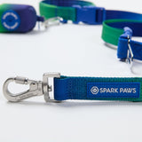 Freihand-4-in-1-Multifunktionsleine & Kotbeutelhalter-Set – Limettenwelle