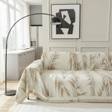 Sofabezug – Blätter Beige