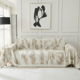 Sofabezug – Blätter Beige