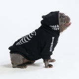 Halloween-Hundeh hoodie – Skelett