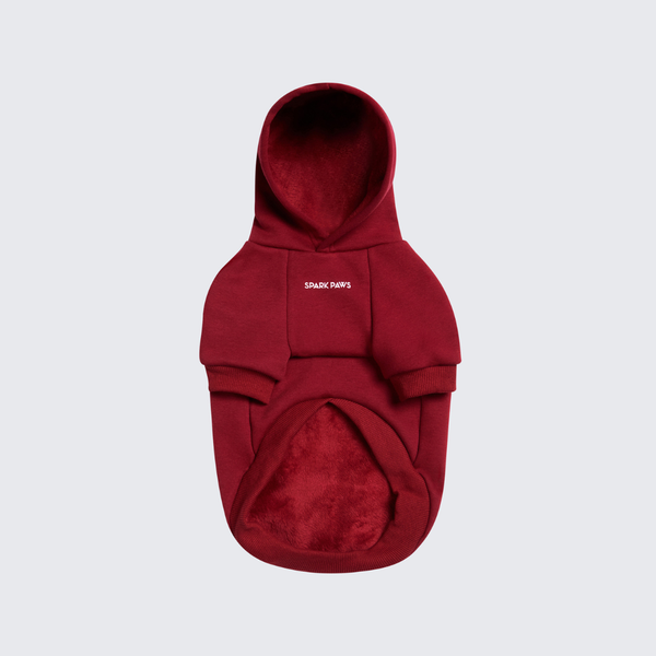 Essential Dog Hoodie - Burgundy