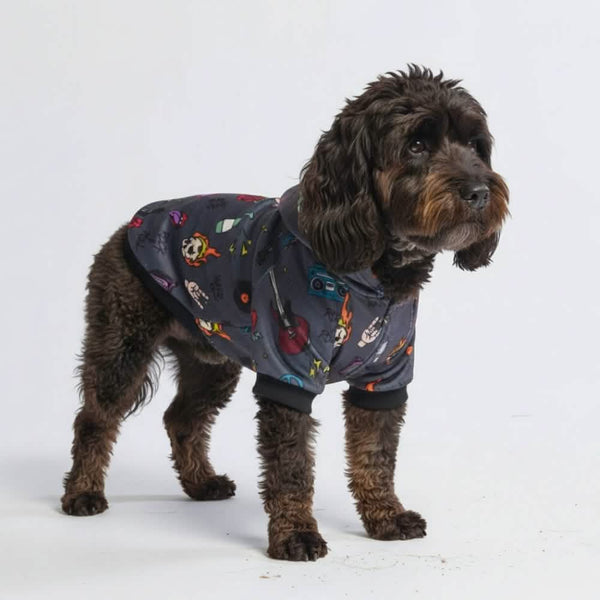 Rock and Roll Hundehoodie