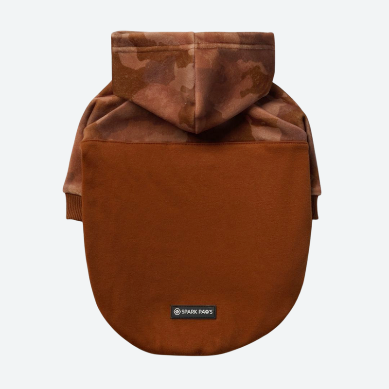 Kapuzenpullover mit Camouflage-Muster für Hunde