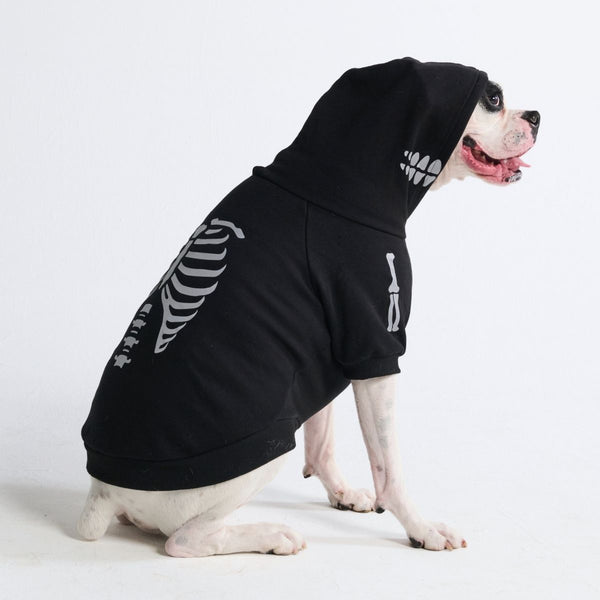 Halloween-Hundeh hoodie – Skelett