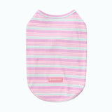 Gestreiftes Shirt - Lila Blau