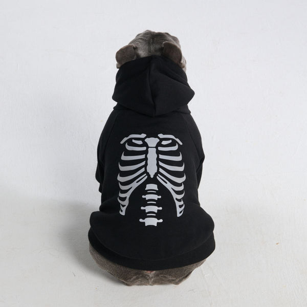 Halloween Dog Hoodie - Skeleton