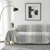 Pet Couch Cover - Modern Mosaic Grey
