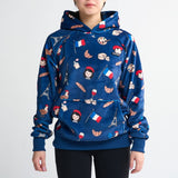 Der Frankreich Hoodie für Menschen – Blau