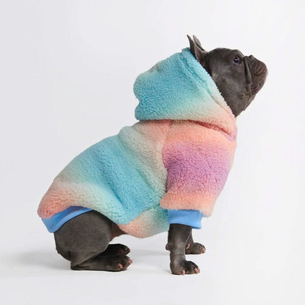 Fluffdreams™ Angst Beruhigung Hunde Hoodie - Pastell Zuckerguss