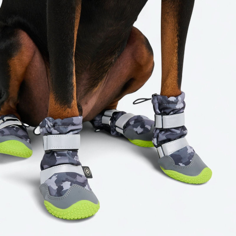 Grey Camo Boots