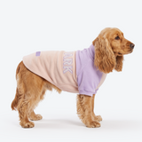 Lilac Cream Plush Fleece Dog Sweater||size:XL