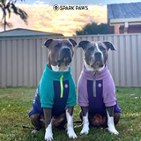 Teal Navy Plush Fleece Dog Sweater||size:S,M,L,XL,2XL,3XL,4XL