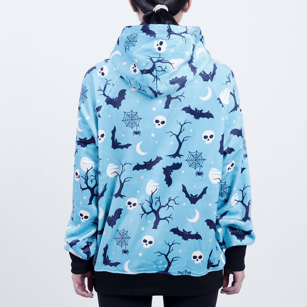 Halloween Human Hoodie - Teal