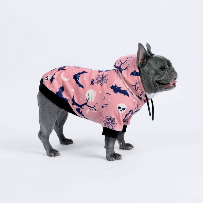 Halloween Hundehoodie - Rosa