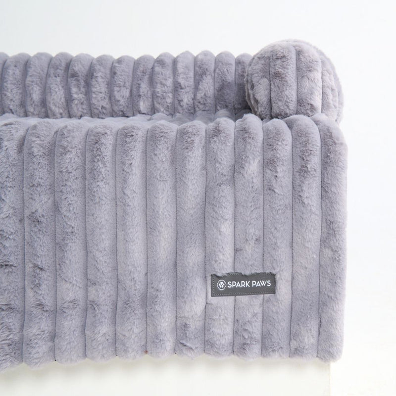 Luxus Sofa-Schonbezug Hundebett - Grau