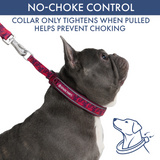 Fuchsia Camo Martingale Collar||size:A,B