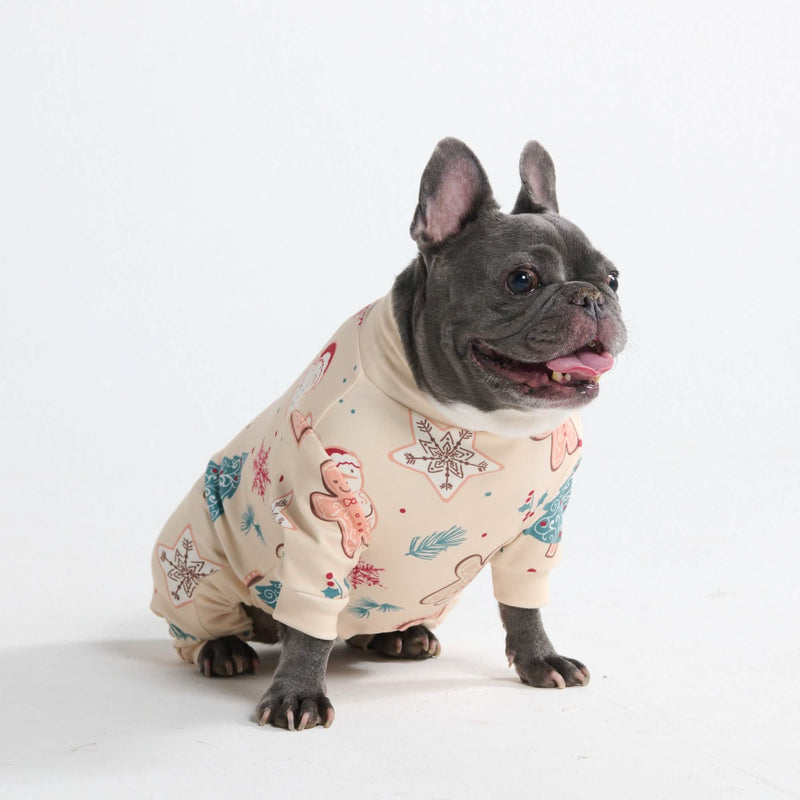 Weihnachtspyjama für Hunde - Frostige Nacht